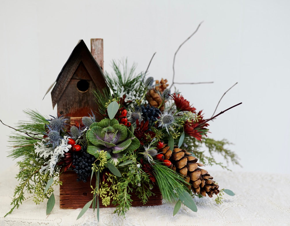 Rustic Red Birdhouse