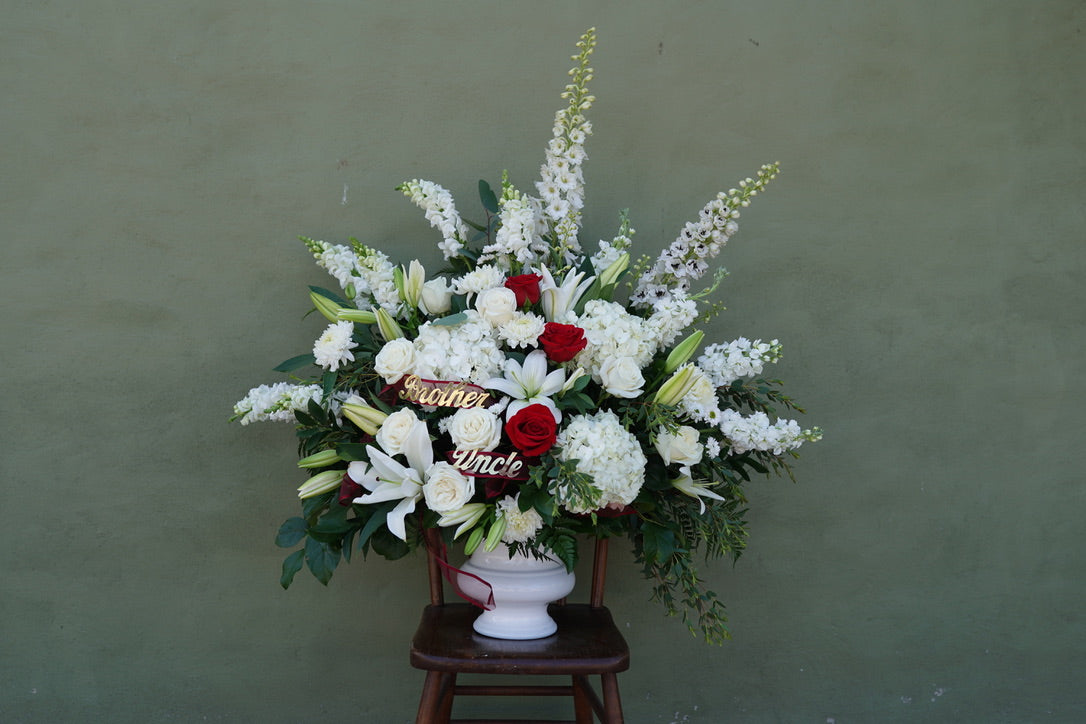 Farewell Urns and Pots Arrangement