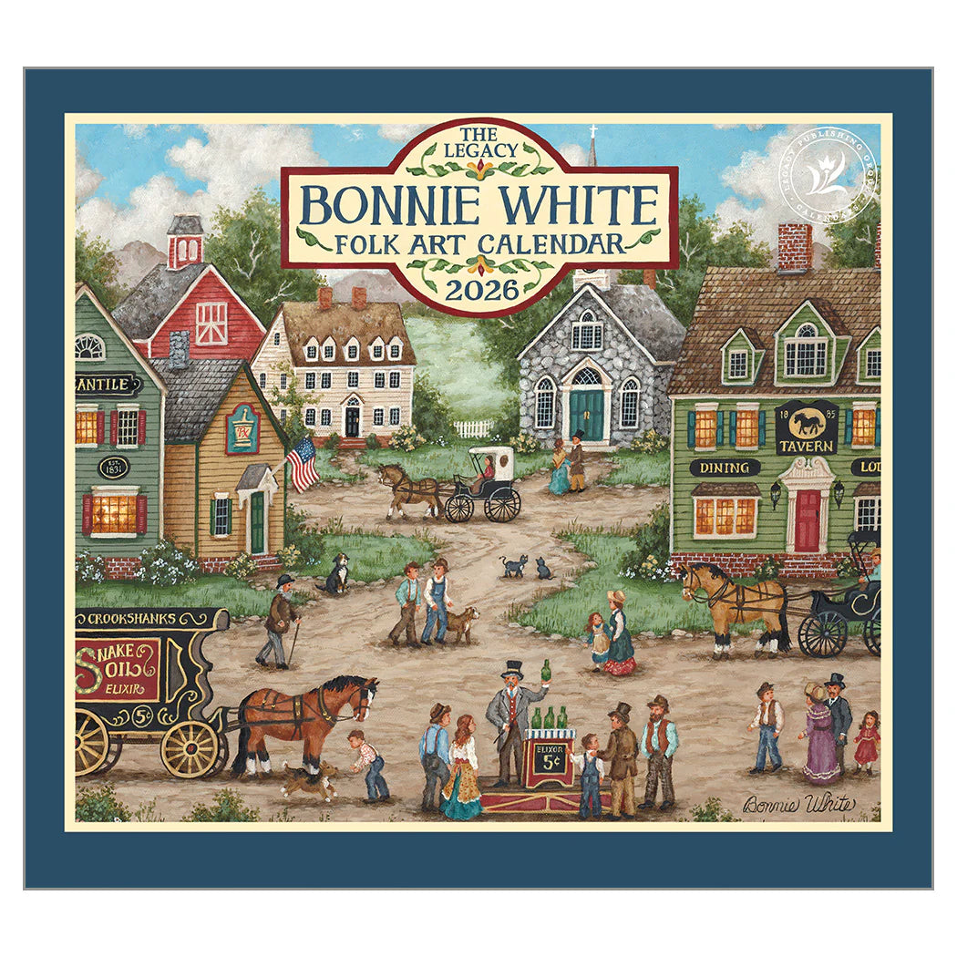 Bonnie White Folk art 2026 Calendar