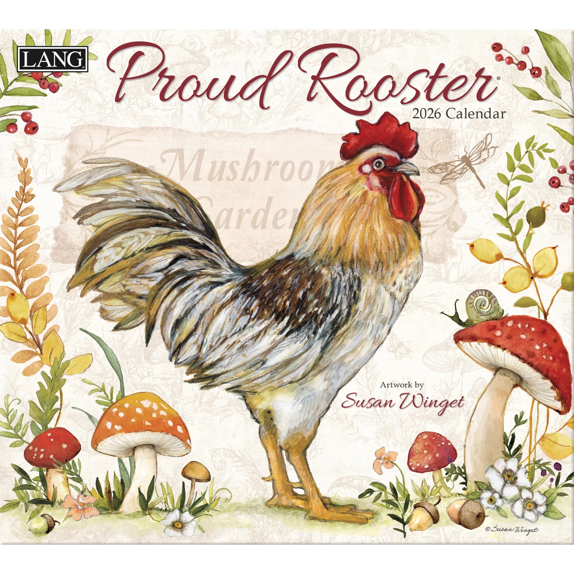 Proud Rooster 2026 Calendar