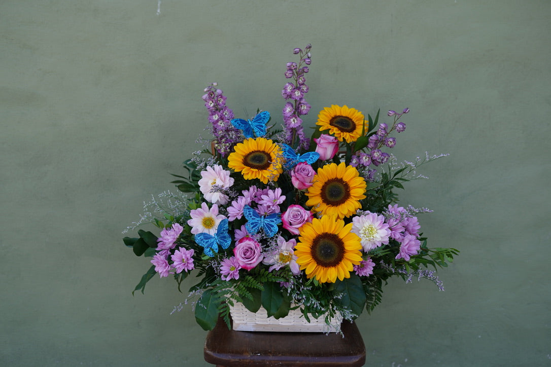 Farewell Urns and Pots Arrangement