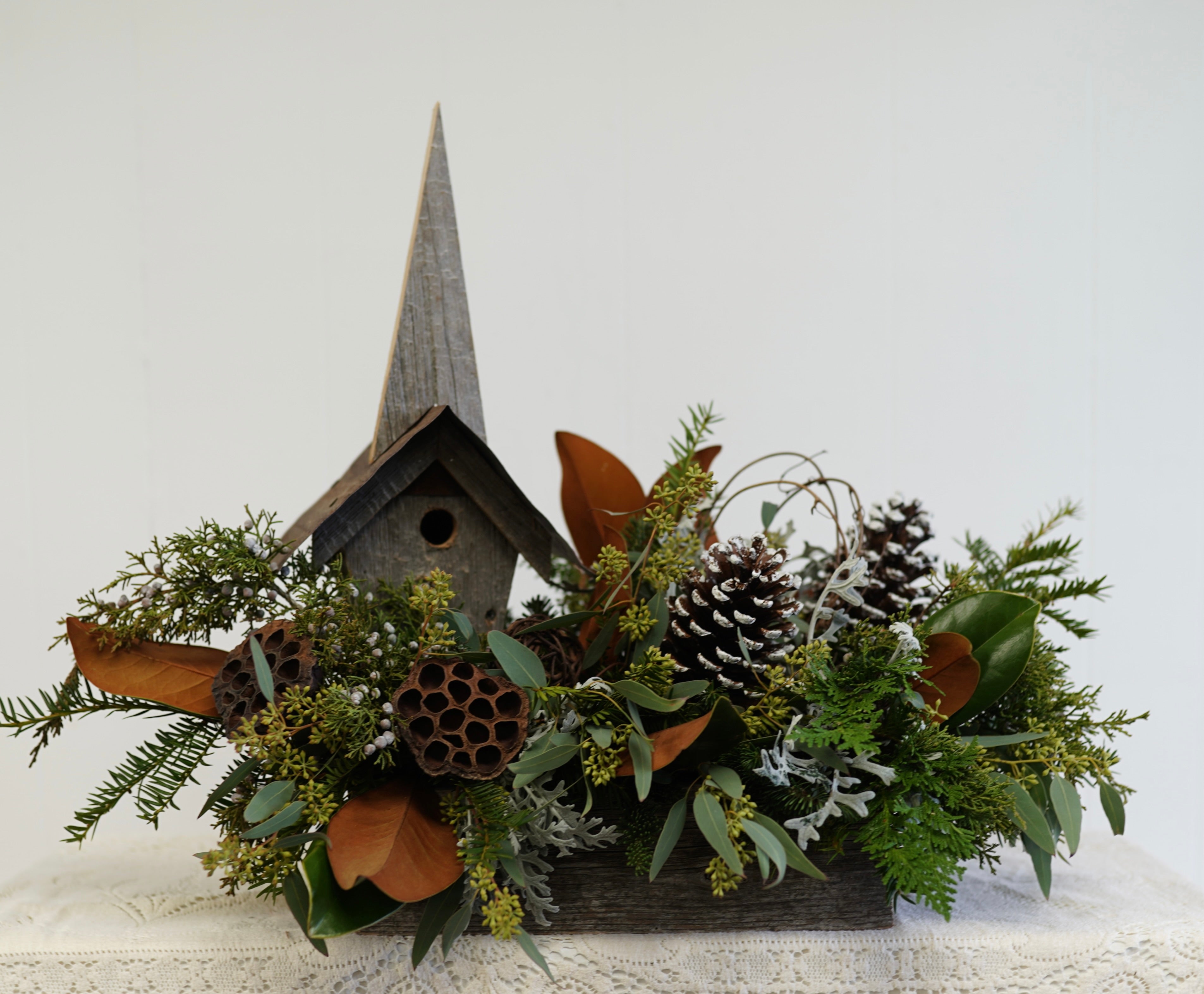 Rustic Church Birdhouse