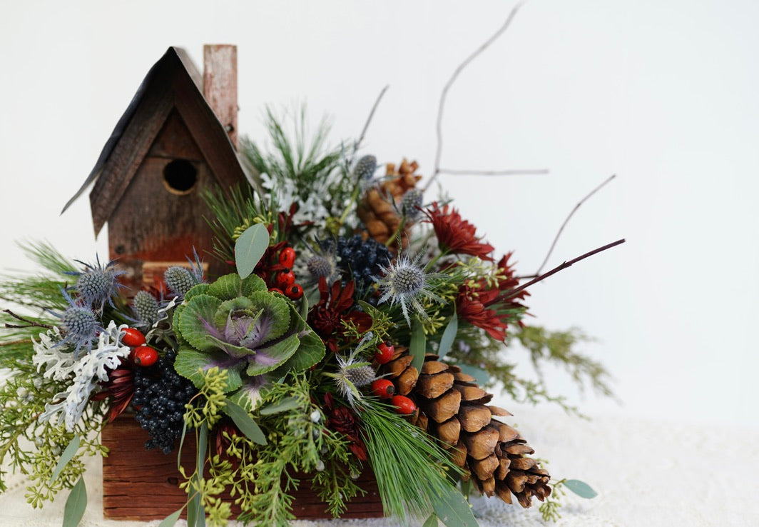Rustic Red Birdhouse