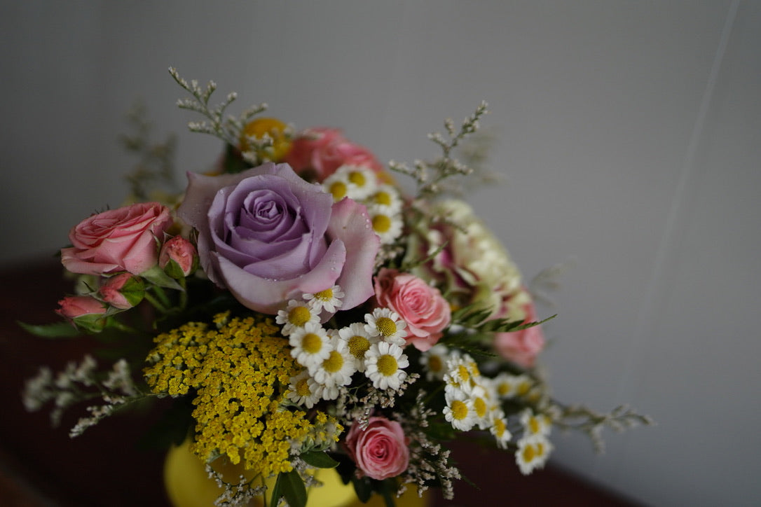 A spoonful of sugar Tea cup arrangement